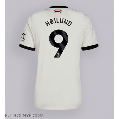 Camiseta Manchester United Rasmus Hojlund #9 Tercera Equipación 2024-25 manga corta Camiseta Manchester United Rasmus Hojlund #9 Tercera Equipación 2024-25 manga corta